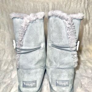 🩶Koolaburra by UGG Shearling Lined Suede Boots | Gray | Cozy Boots🩶 Size 9